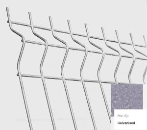 3D Merkur tüzihorganyzott kerítéspanel kerítéselem