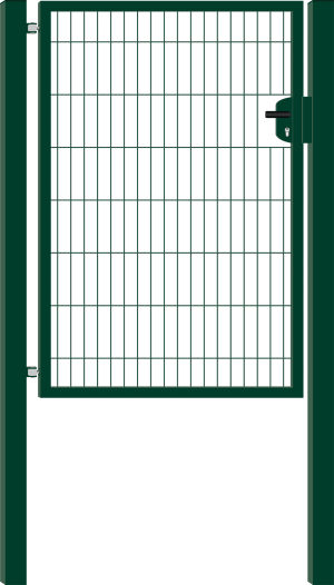 Alcatraz egyszárnyú kapu Zöld Locinox zárral